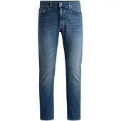 BOSS Delaware Jeans Medium Blå Mørkeblå Størrelse W 30