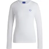 HUGO Daliria 10258980 Blue Langarmet T-skjorte