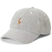 Ralph Lauren for man. 710957166002 Green seersucker cap (OSFA), Casual, Cotton