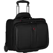 Wenger Patriot 2-delers forretningssett med Comp-U-Roller – Svart
