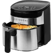 Emerio AF-129084, Varmluftsfrityr, 4,5 l, Single/enkelt, Sort, Rustfritt stål, Berøringskontroll, Enkeltstående