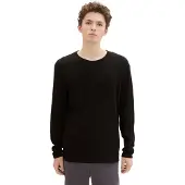 Tom Tailor Structured Roll Edge Knit Genser