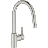 GROHE Feel, Etgrebskøkkenbatteri, højt udløb, Zero