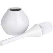Wenko boks til WC-børste FLAKON WHITE + børste