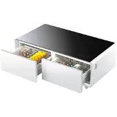 Caso Loungetable loungebord, hvit