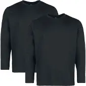 Urban Classics Basic Langarmet T-skjorte 2 Enheter