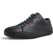 Camper for man. K100855-005 Black Peu Touring leather sneakers (44), Flat, Laces, Casual