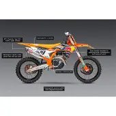 Yoshimura Usa Rs-12 Ktm Sx-f 450 Fe 22-23 Ikke-homologisert Komplett Eksosanlegg