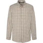 Pepe Jeans for man. PM308735 Milo green shirt (M), Casual, Cotton, Long sleeve