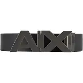 Armani Exchange for man. 951058CC50543120 Leather belt black, navy (36), Casual, Classic