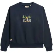 Superdry Travel Souvenir Loose Collegegenser
