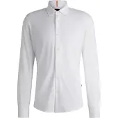 BOSS Mysoft 2 M 10260281 Orange Skjorte Med Lange Ermer