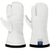 Hestra Heli Ski Liner, 3-finger Innerhansker, Offwhite
