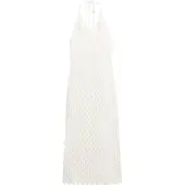 Superdry Crochet Halter Ermeløs Lang Kjole