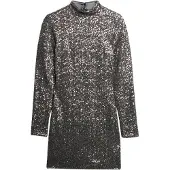 Superdry Sequin Mock Langarmet Kort Kjole