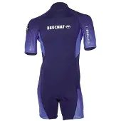 BEUCHAT Watts 3 Mm Back Zip Kortermet Shorty