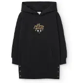 Boboli Fleece Flame Kjole Med Lange Ermer