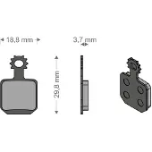 Brenta Ciclo Performance Tech Mt5/mt7 Magura (4 Pieces) Skivebremseklosser