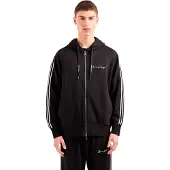 Armani Exchange for man. 8NZMSHZ9N1Z1200 Black stretch sweatshirt (S), Casual, Polyester