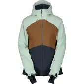 SCOTT Ultimate Dryo 10, Skijakke, Dame, Fresh Green/Bread Brown