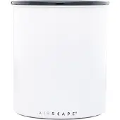 Airscape galvanisert aroma-beholder, stor, matt hvit