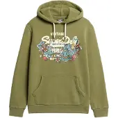 Superdry for man. M2013702A Sweatshirt Tokyo Vl green (S), Casual, Cotton