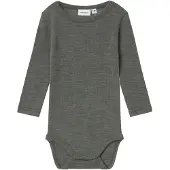 Name it Wang Wool Needle Solid Langarmet Body