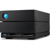 LaCie 2big Dock STLG40000400 - Harddiskarray - 40 TB - 2 brønner (SATA-600) - HDD 20 TB x 2 - Thunderbolt 4, USB 3.2 Gen 2 (ekstern) - med 5-års Rescue Data Recovery Service Plan