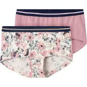 Name It Kids Hipster - Noos - NkfHipster - 2-pack - Nostalgi Rose - - 7-8 år (122-128) - Hipsters