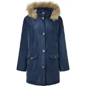 Pepe Jeans for woman. PL402435 Clementine Parka navy (XL), Casual, Polyester