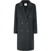Pepe Jeans for woman. PL402473 Grey Beth coat (S), Casual, Wool