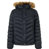 Pepe Jeans for woman. PL402480 Babs Short black jacket Babs Short black (L), Casual, Nylon, Sustainable