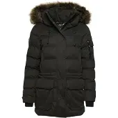 Superdry for woman. W5011048A Expedition microfibre parka black (XS), Casual, Polyester