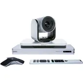 HP Poly RealPresence Group 500 - Videokonferansesett (RealPresence Group Microphone Array, RealPresence Group 500-kodek) - sølv - med EagleEye IV-1...