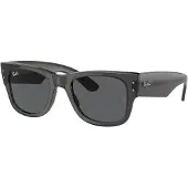 Ray-Ban Mega Wayfarer Transparent Black Solbriller svart