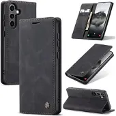 CASEME Samsung Galaxy S24 FE 013 Series Lommebok-deksel - Svart