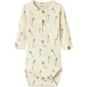 Name it Lil' Atelier Body I/e - Rib - NbmGavo - Turteldue/DRAKER - - 1 år (80) - Langermet Body