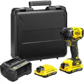 Stanley SFMCF810D2K-QW, Slagtrekker, Pistolhåndtak, Sort, Gult, Børsteløs, 2800 RPM, 3500 IPM
