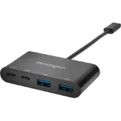 Kensington CH1000 - Hub - 2 x USB 3.1 + 2 x USB-C - stasjonær