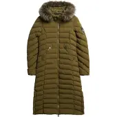 Superdry Fuji Faux Fur Longline Jakke