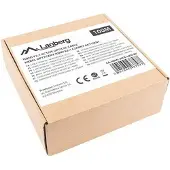 Lanberg - High Speed - HDMI-kabel med Ethernet - HDMI hann til HDMI hann - 100 m - dobbeltisolert - svart - Active Optical Cable (AOC), 8 K 30 Hz (7680 x 4320) støtte, 4K 144Hz støtte, 8K 60 Hz (7680