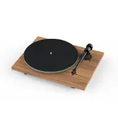 Pro-Ject T1 EVO BT, Beltedrevet platespiller, Valnøtt, Glass, 33,45 RPM, 65 dB, 21,9 cm