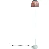 Bover LED-gulvlampe Atticus 114, naturhvit/beige, støpsel