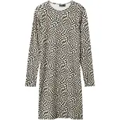 LMTD Kjole - Rib - NlfTadida - Black/Square/Sløyfe - - 14 år (164) - Kjole