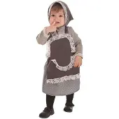 Creaciones Llopis Kastanjeselger Skjørt Babydrakt