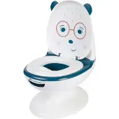 Bebeconfort Toalett - Mini - Hvit/Blå m. Bjørn - - OneSize - Potte