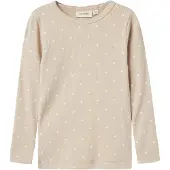 Lil´ Atelier Lil' Atelier Genser - Rib - NmfGago - Grey Morn/Heart - - 2 år (92) - Genser