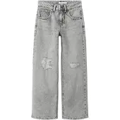 Name it Jeans - Noos - NkfRose - Light Grey Denim - - 6 år (116) - Jeans