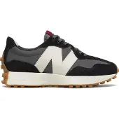 New Balance for woman. WS327V1 Shoes 327 grey, black (36), Flat, Laces, Casual, Sport