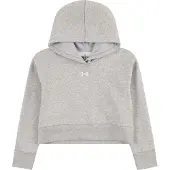 Under Armour Hettegenser - Beskåret - Rival - Pitch Grey - - 14-16 år (164-176) - Hettegenser